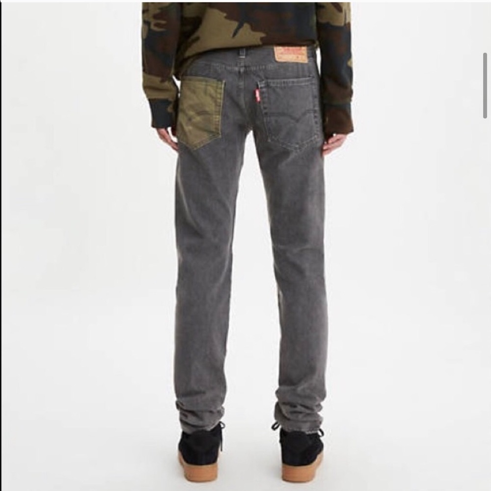 New Levi’s Travis Barker Style CAMO Black/CAMO SLIM Jeans Lo-Ball Men’s Jeans